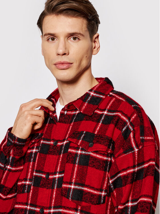 Young Poets Society Young Poets Society Сорочка Jonte Patch 106469 Червоний Regular Fit