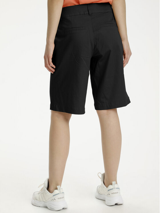 Kaffe Kaffe Pantaloncini di tessuto Lea 10505457 Nero Regular Fit