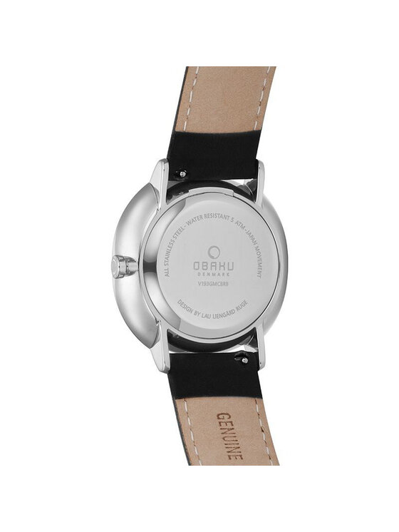 Obaku Obaku Ρολόι V193GMCBRB Μαύρο