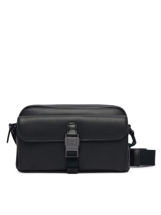 Calvin Klein Calvin Klein Crossover torbica Emblem Hw Camera Bag LV04D3505G Crna