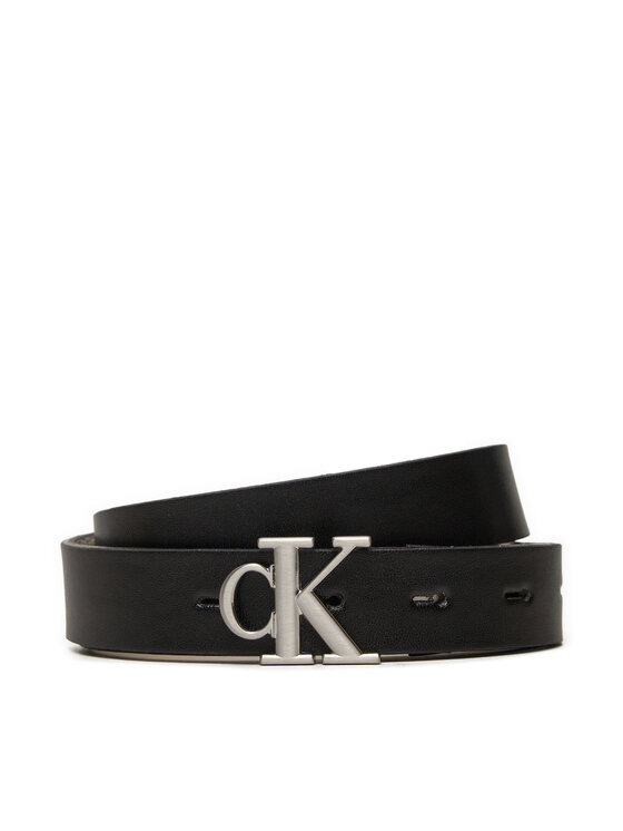 Calvin Klein Jeans Sieviešu josta Mono Pl Rev Lthr Belt K60K612290 Melns