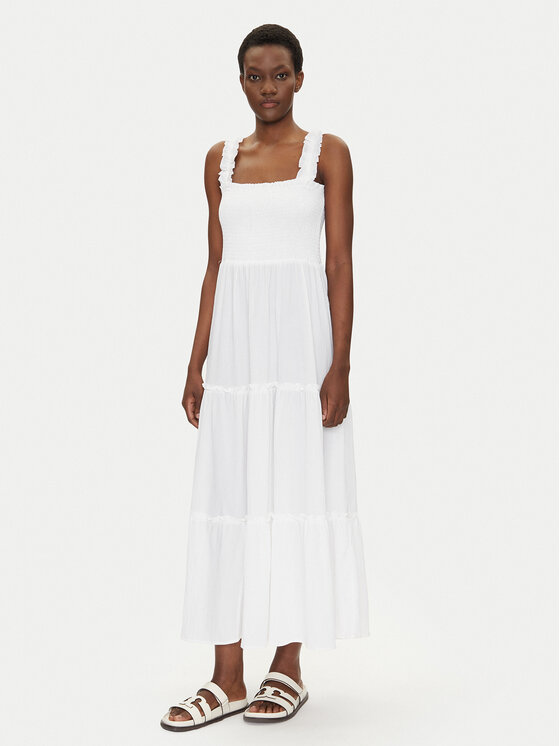 Iconique Iconique Vestito estivo IC25-009 Bianco Regular Fit