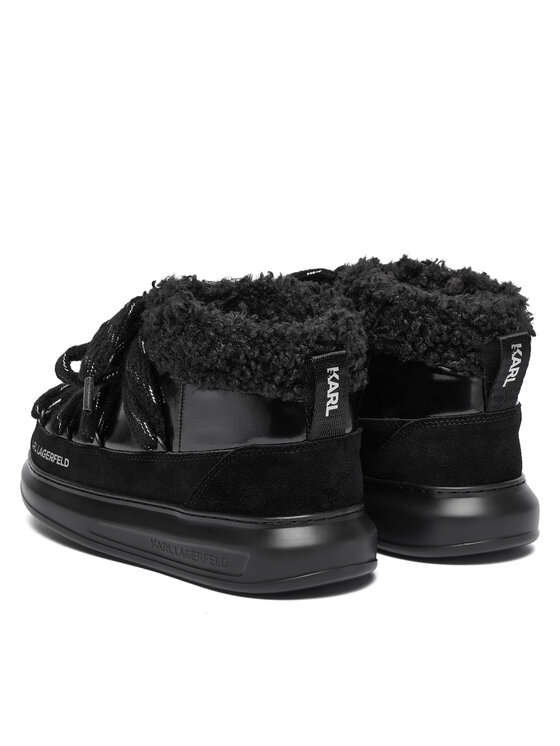 KARL LAGERFELD KARL LAGERFELD Sniega zābaki Kapri Kosi KL44525 Melns