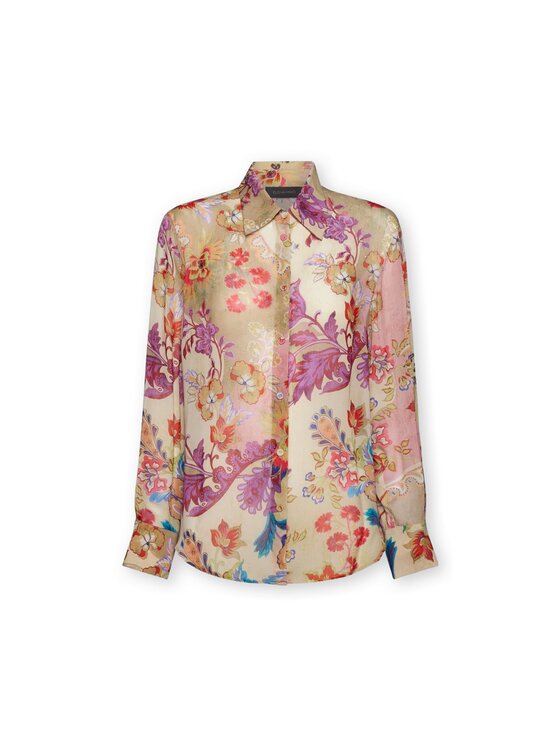 Elena Mirò Elena Mirò Camicia 5018P000314N041 Rosso Regular Fit