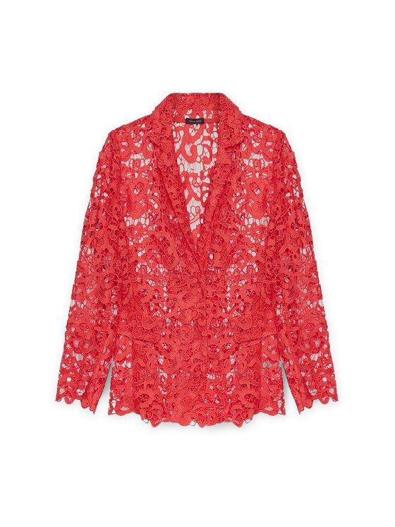 Fiorella Rubino Fiorella Rubino Camicia 5080T001316N016 Rosso Slim Fit