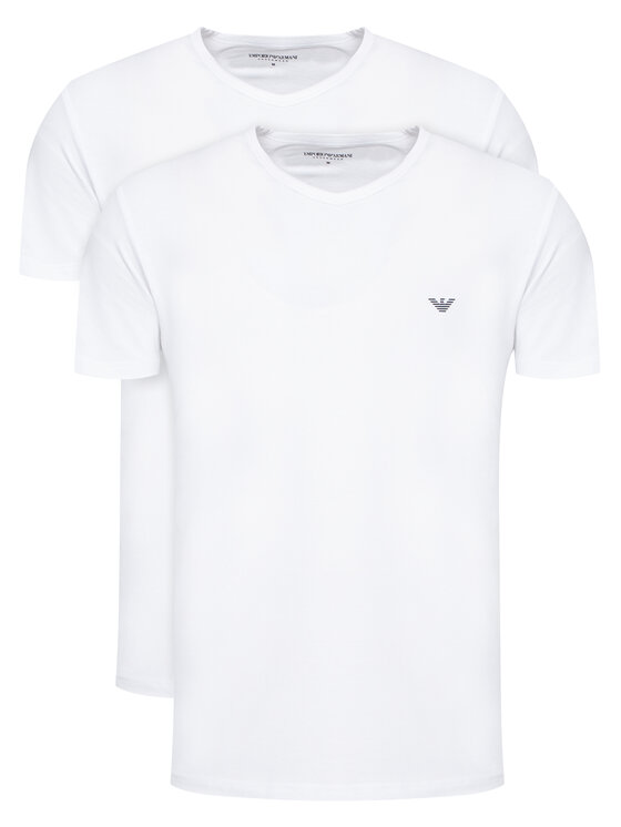 Emporio Armani Underwear Emporio Armani Underwear 2er-Set T-Shirts EM000392 AF14132 M0082 Weiß Regular Fit