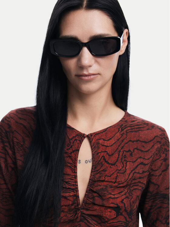Desigual Desigual Ежедневна рокля Las Vegas 24WWVW56 Кафяв Regular Fit