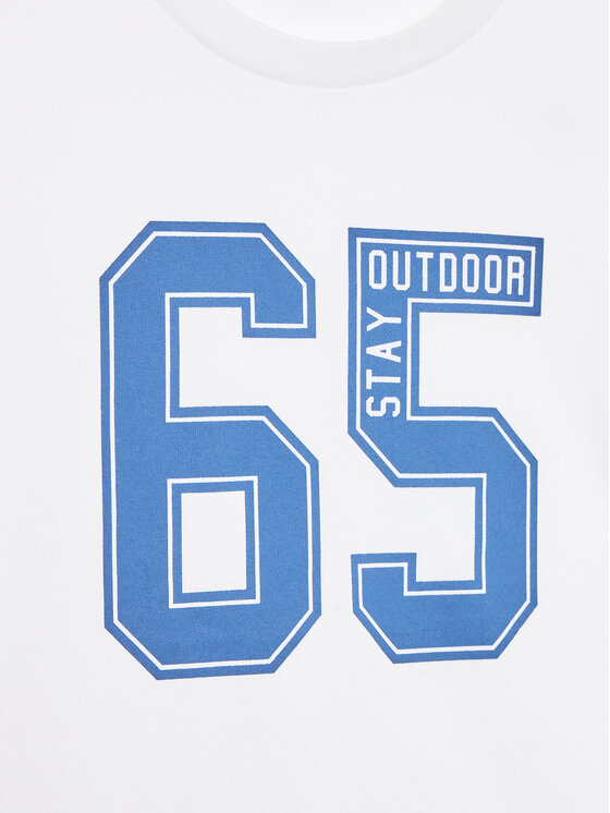 United Colors Of Benetton United Colors Of Benetton Komplet majica in kratke hlače 3096CK006 Bela Regular Fit