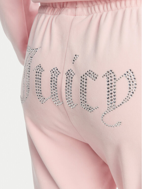 Juicy Couture Juicy Couture Pantaloni trening Tina JCAPW045 Roz Regular Fit