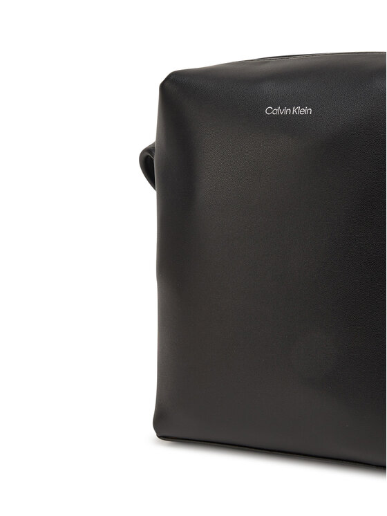 Calvin Klein Calvin Klein Crossover torbica Ck Premium Leather Reporter S K50K512887 Crna