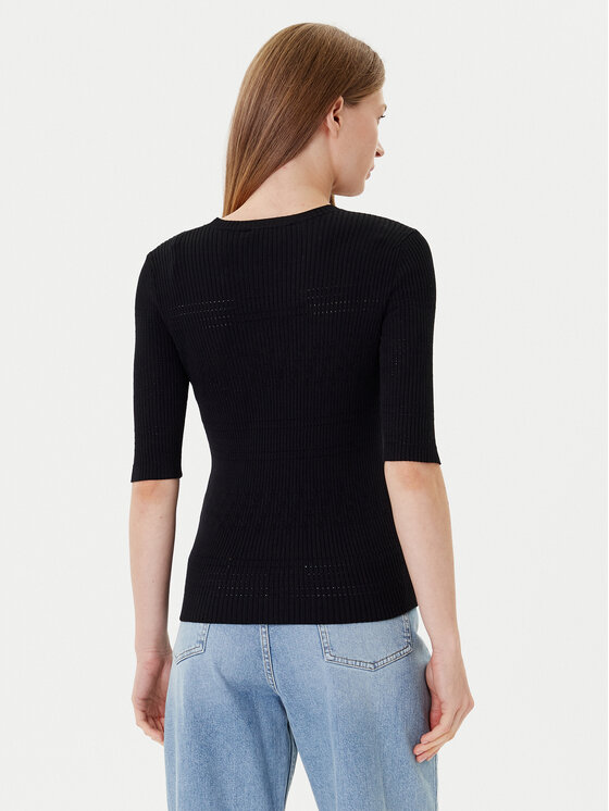 TWINSET TWINSET Πουλόβερ 252TP3240 Μαύρο Regular Fit