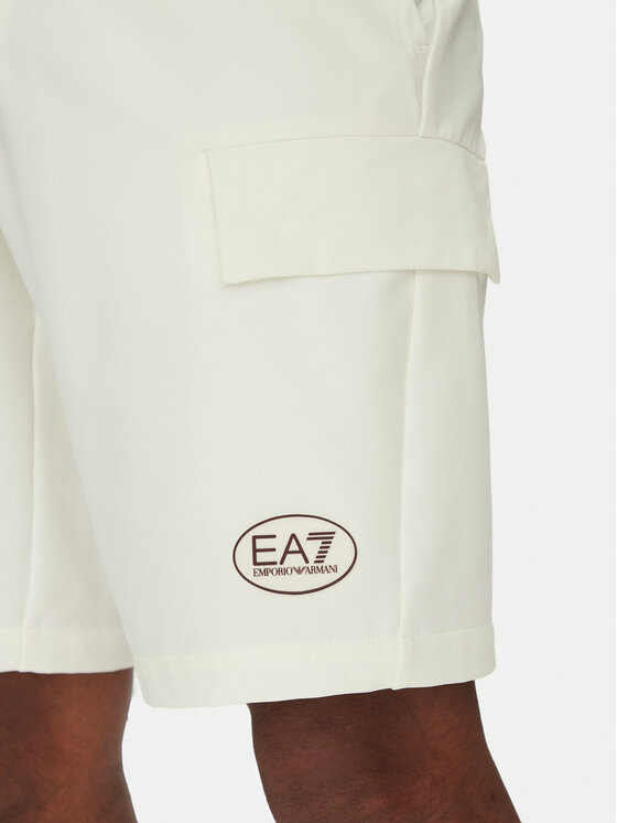 EA7 Emporio Armani EA7 Emporio Armani Szorty sportowe 7M000196 AF13554 U0005 Biały Regular Fit