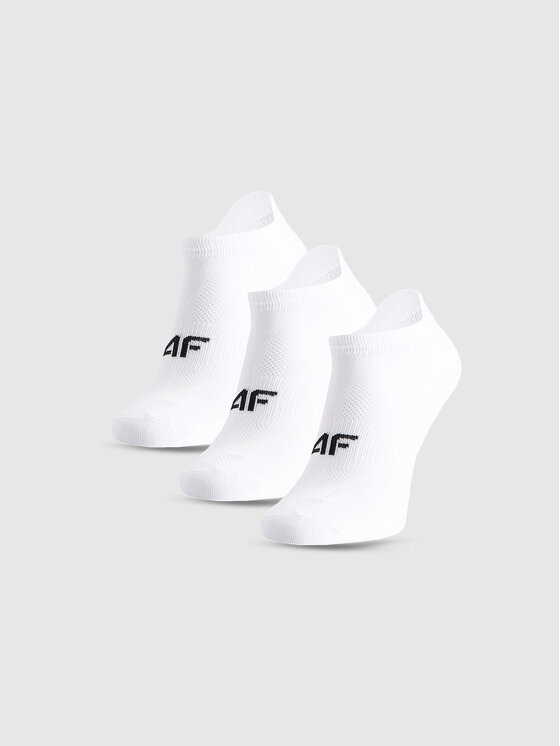4F 4F Skarpety krótkie MIDSHOP ACCESSORIES Biały