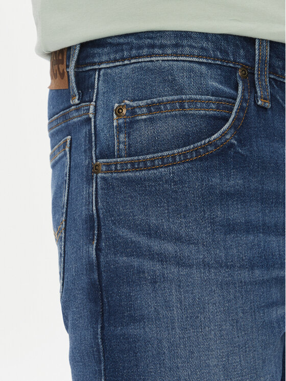 Lee Lee Džinsai Rider 112363852 Mėlyna Slim Fit