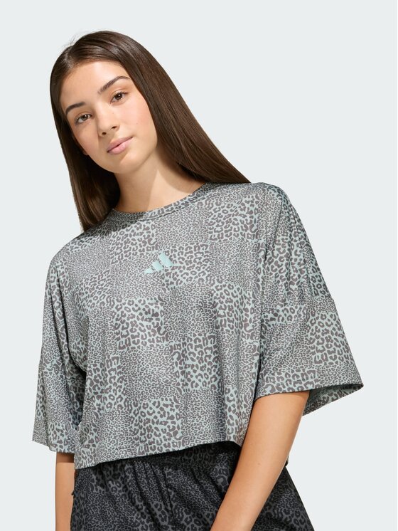 adidas adidas T-Shirt 158916 Zielony Loose Fit