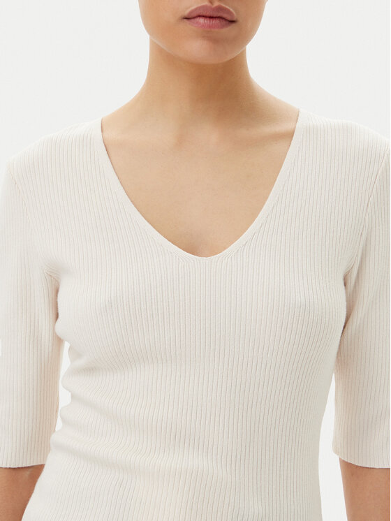 Morgan Morgan Pullover 251-MCHAMPI Beige Slim Fit