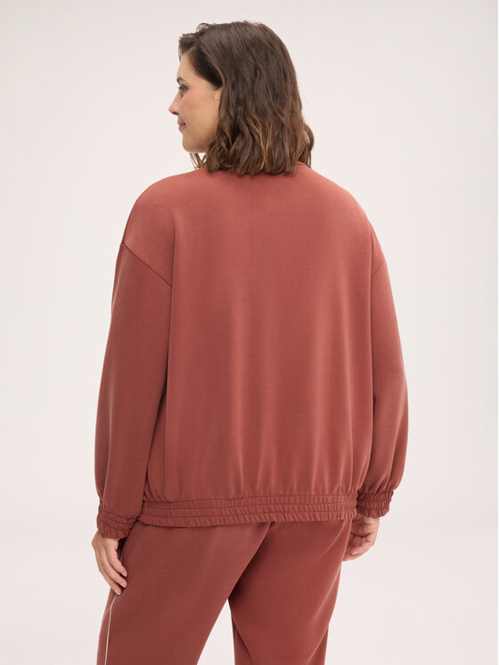 Fiorella Rubino Fiorella Rubino Bluza G80XL009627N037 Brązowy Over Fit