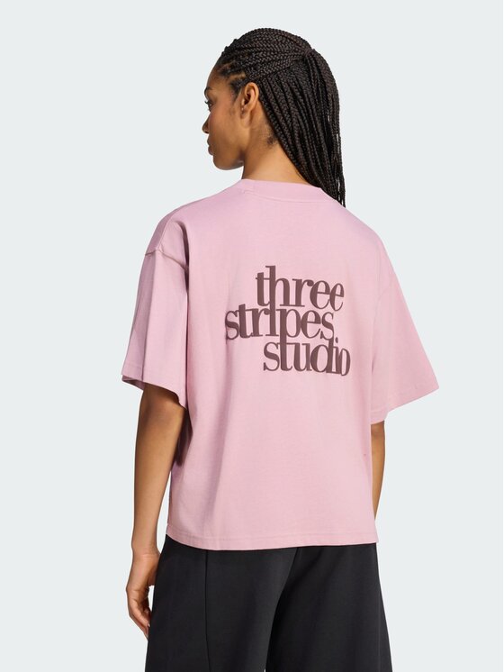 adidas adidas T-Shirt 162937 Różowy Loose Fit