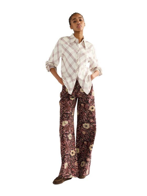 Wrangler Wrangler Koszula 112386785 Beżowy Regular Fit