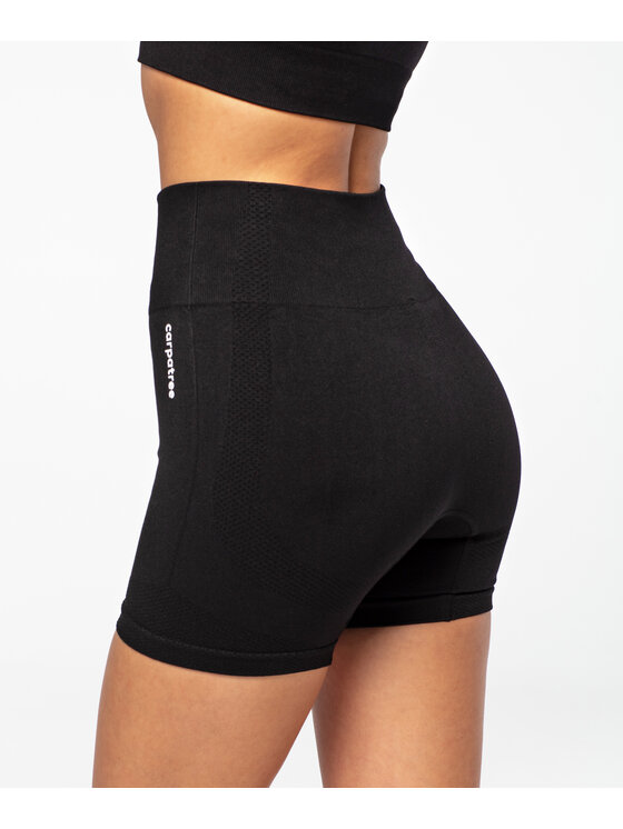 Carpatree Carpatree Szorty sportowe Vibe Shorts Czarny Fitted Fit