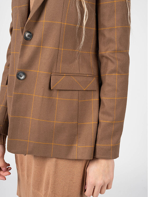 Silvian Heach Silvian Heach Giacca da abito CVA22131GC Marrone Regular Fit