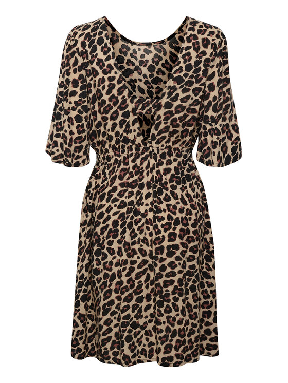 Kaffe Kaffe Vsakodnevna obleka Marta 10507608 Rjava Regular Fit