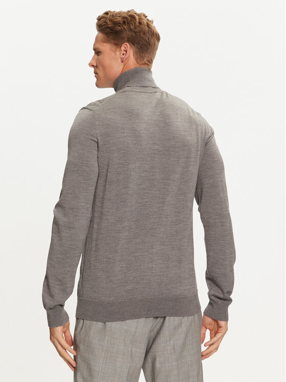 HUGO Hugo Гольф San Thomas-M 50474174 Сірий Slim Fit