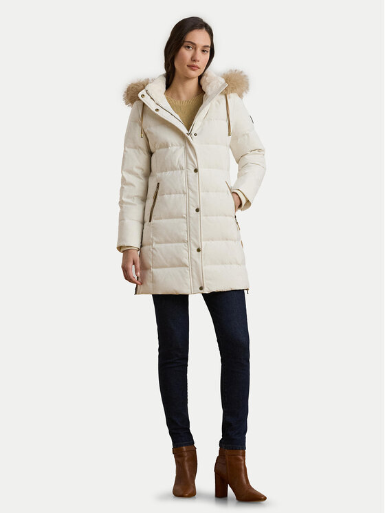 LAUREN RALPH LAUREN LAUREN RALPH LAUREN Puhovka 297957509002 Écru Regular Fit