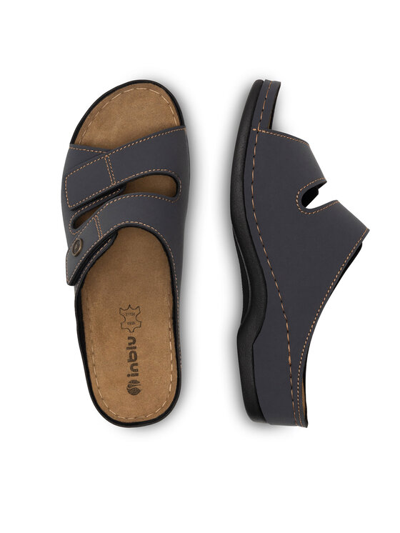 Inblu Inblu Klapki 06080A00 Granatowy