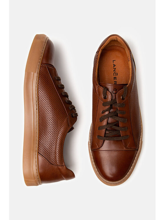 Lancerto Lancerto Sneakersy Edison Brązowy