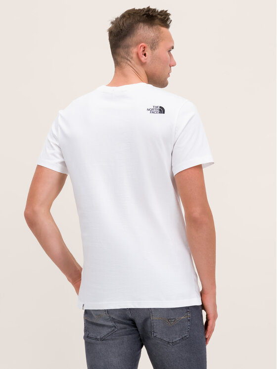 The North Face The North Face T-krekls Simple Dome NF0A2TX5 Balts Regular Fit