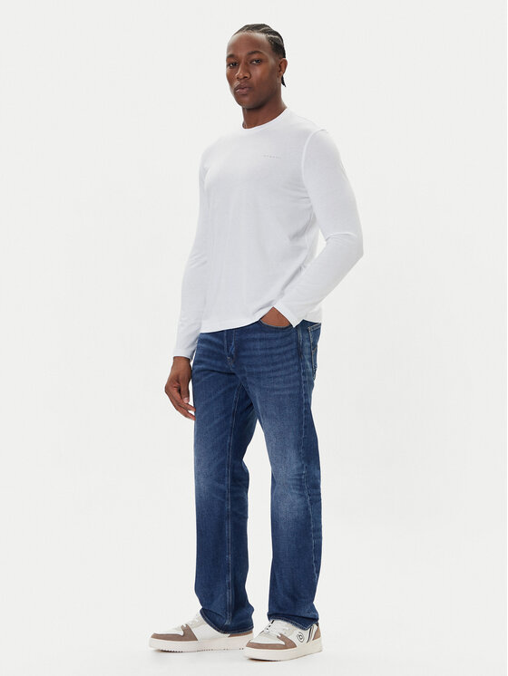Bugatti Bugatti Longsleeve 8330-85044D Білий Regular Fit
