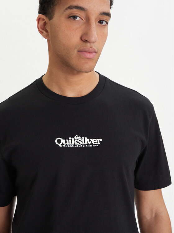 Quiksilver Quiksilver Majica EQYZT08174 Črna Regular Fit