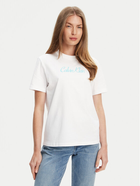 Calvin Klein Jeans Calvin Klein Jeans T-Shirt Classic Logo LV047C854G Bílá Regular Fit