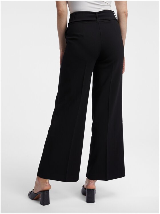 Orsay Orsay Spodnie damskie 355045660000__34 Czarny Loose Fit
