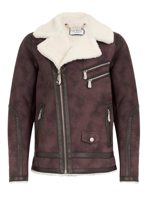 PHILIPP PLEIN PHILIPP PLEIN Kurtka puchowa 28616 Brązowy Regular Fit