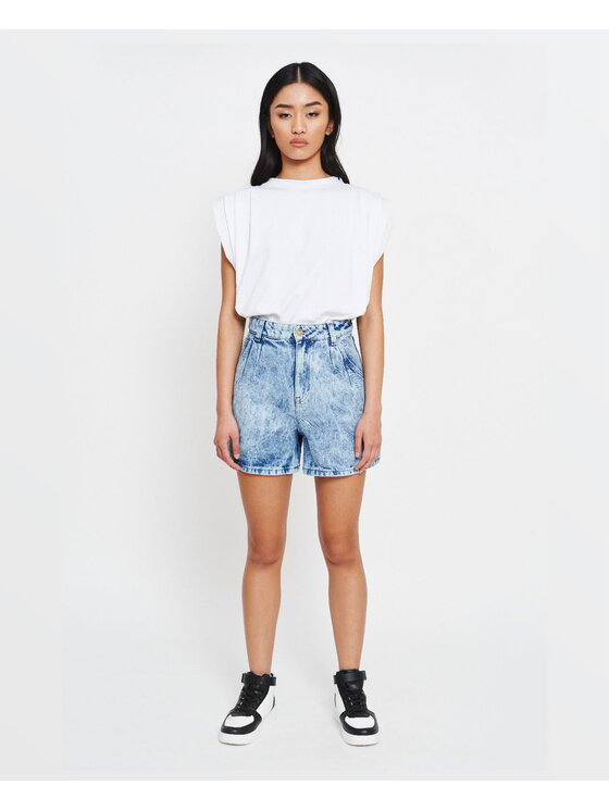 BENU BENU Džínsové šortky szorty Modrá Modern Fit