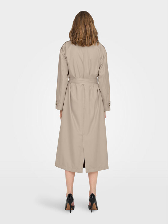 ONLY ONLY Trencz 15217799 Beżowy Relaxed Fit