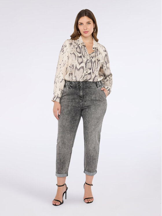 Fiorella Rubino Fiorella Rubino Koszula 5004T001402N0R2 Écru Regular Fit