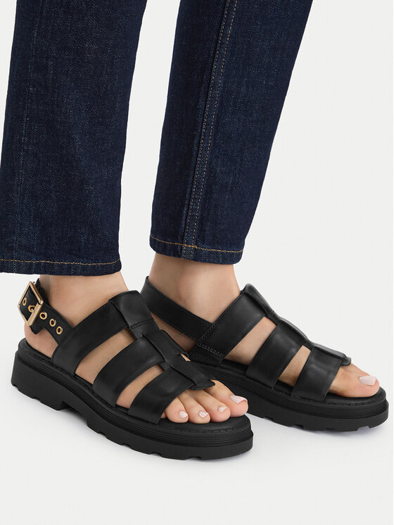 Clarks Sandale Orinoco3 Strap 26186490 Negru