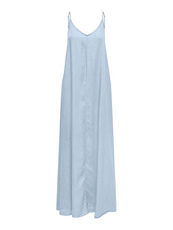 ONLY ONLY Sukienka letnia Charis 15337932 Niebieski Loose Fit