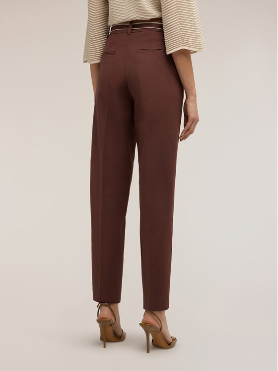 Motivi Motivi Pantaloni di tessuto P049Q004395N022 Marrone Regular Fit