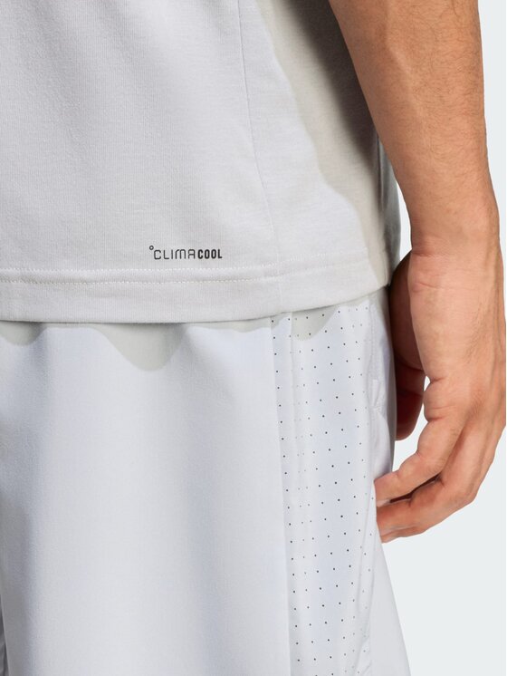 adidas adidas Koszulka techniczna 158826 Szary Regular Fit