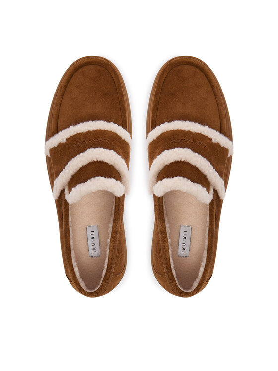 Inuikii Inuikii Īsi apavi Shearling Loafer 2006.003.0011 Brūns