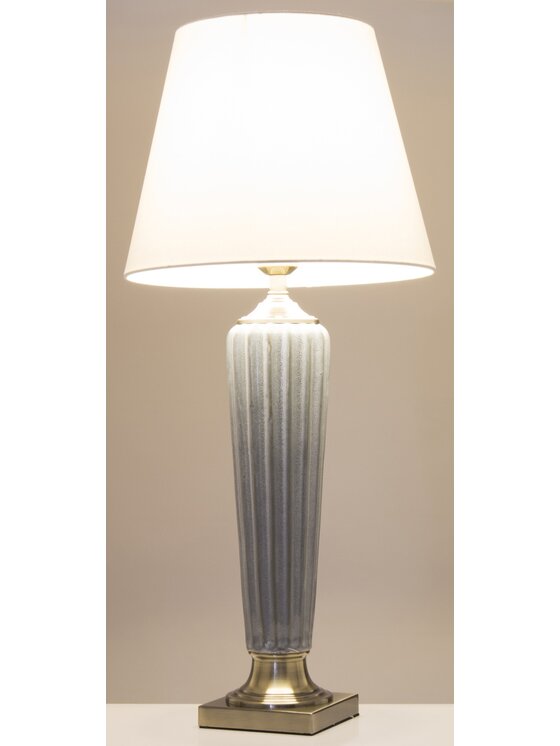 MIAhome MIAhome Lampka nocna ceramiczna DIGOMINA Beżowy