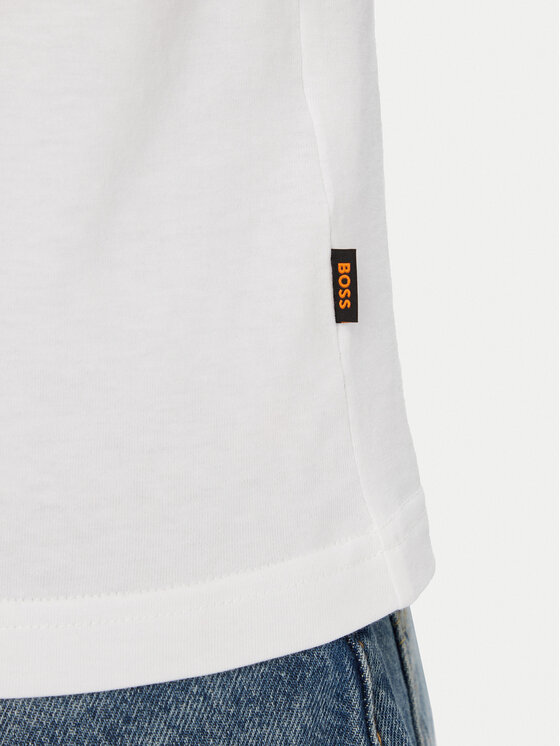BOSS BOSS T-Shirt Bass 50561850 Bílá Regular Fit