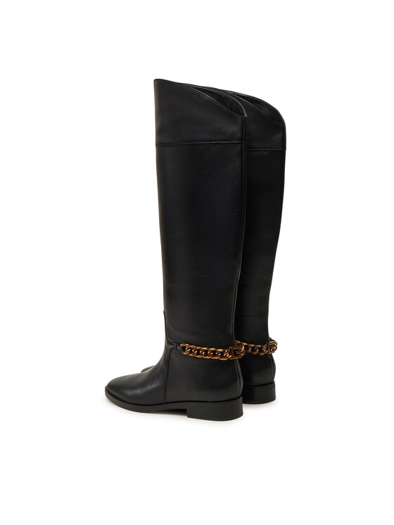 Guess Guess Kozaki Joicy FLFJOI LEA11 Czarny