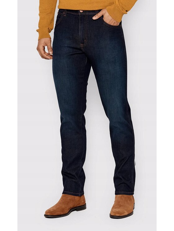 Wrangler Wrangler Jeansy Texas Slim Niebieski Slim Fit