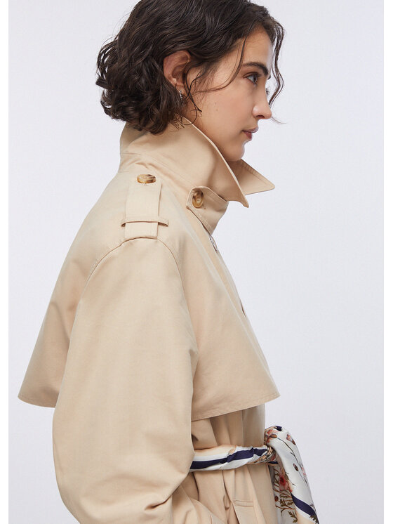 Liu Jo Liu Jo Trench WA6317T350841208 Beige Regular Fit