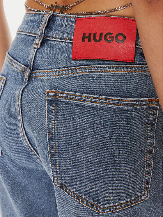 HUGO Hugo Джинси 938 50513746 Голубий Relaxed Fit